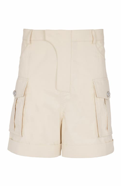 BALMAIN BALMAIN COTTON CARGO BERMUDA SHORTS