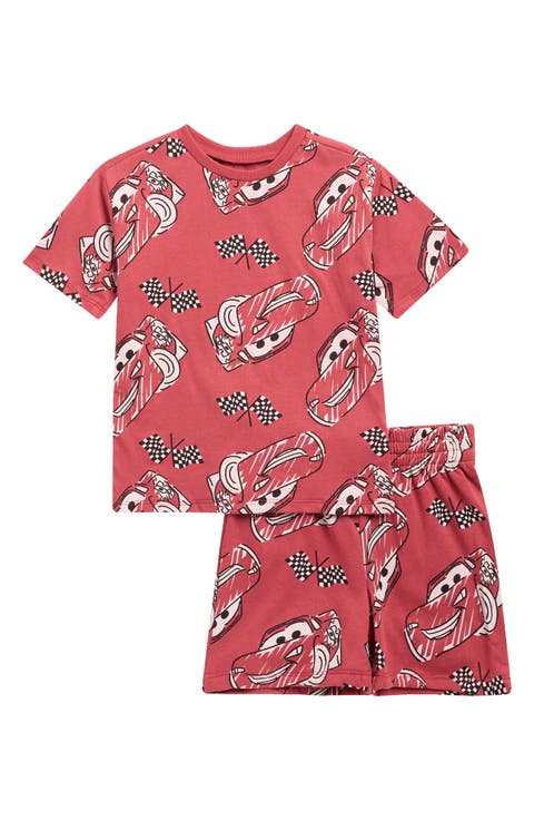 Kids' Disney® Pixar® Cars McQueen Graphic T-Shirt & Shorts Set (Toddler & Little Kid)