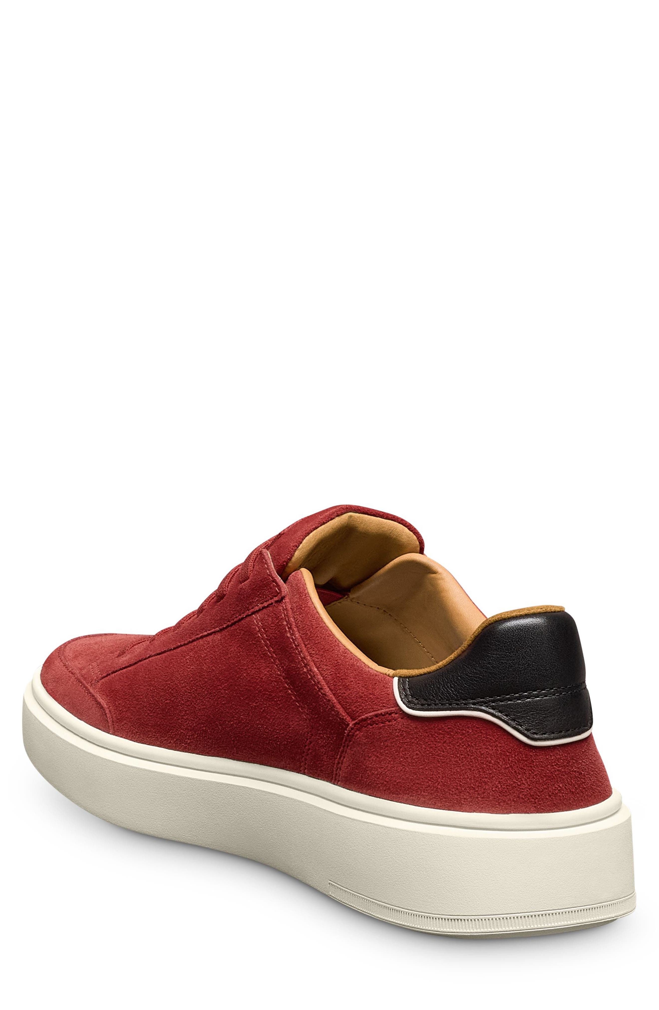 Allen Edmonds Oliver Sneaker, Alternate, color, True Red