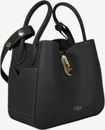 Mi Bolsa London Cotswolds Genuine Pebble Leather Shoulder Bag