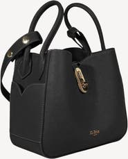 Mi Bolsa London Cotswolds Genuine Pebble Leather Shoulder Bag