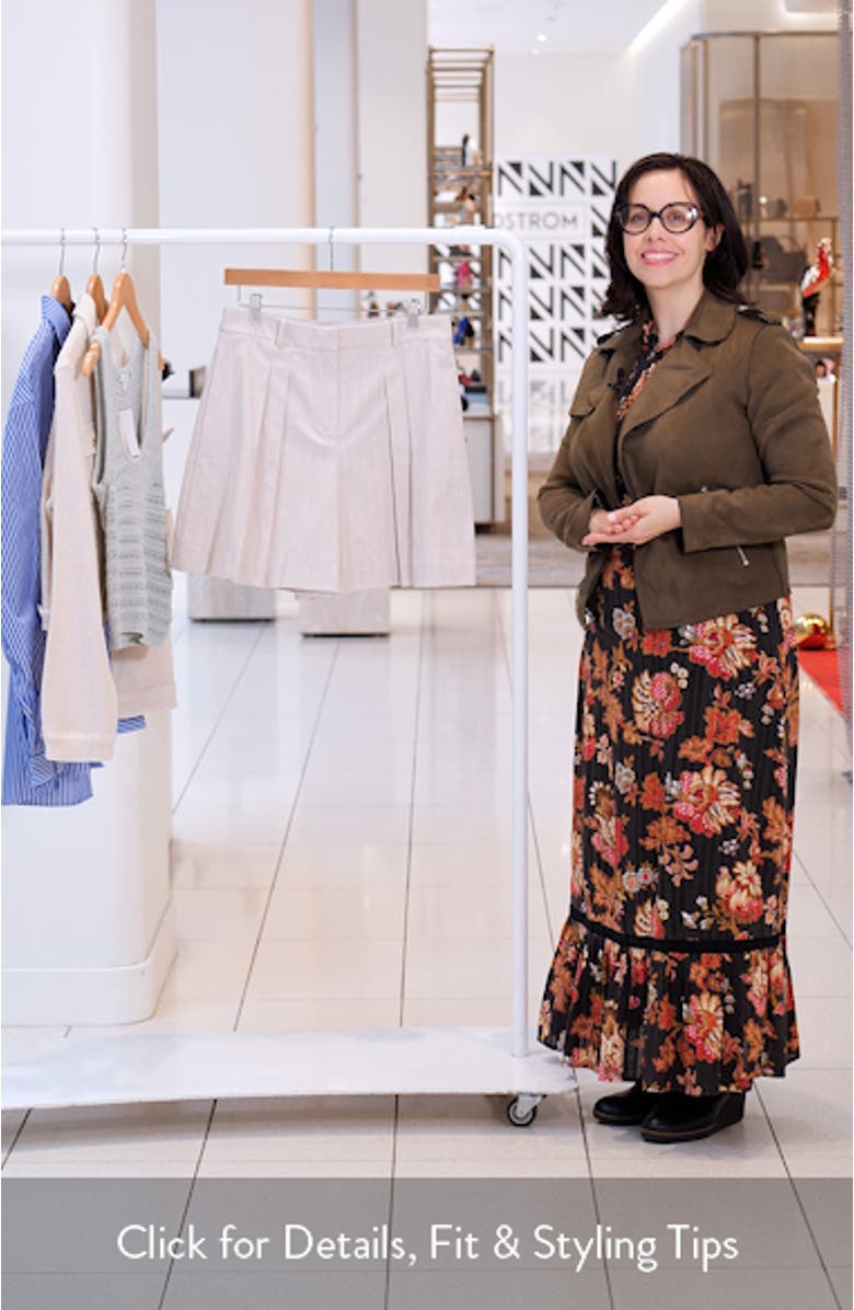 Pleated Front Shorts, sales video thumbnail