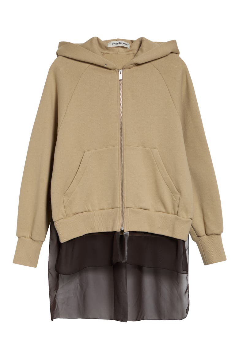 Zip Hoodie, Main, color, BEIGE