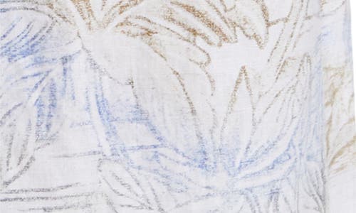 Tommy Bahama Dolce Easy Bay Floral Linen Drawstring Pants In White