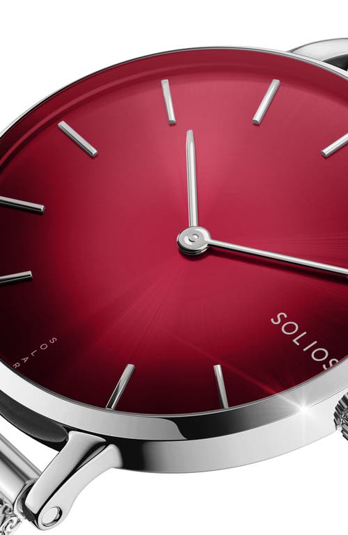 Solios Watches The Solar Mini | Red Dial