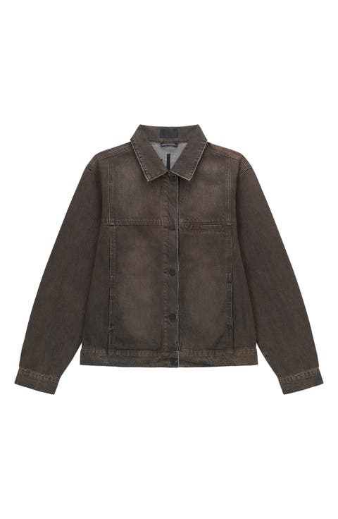 Valentiano Boxy Denim Jacket