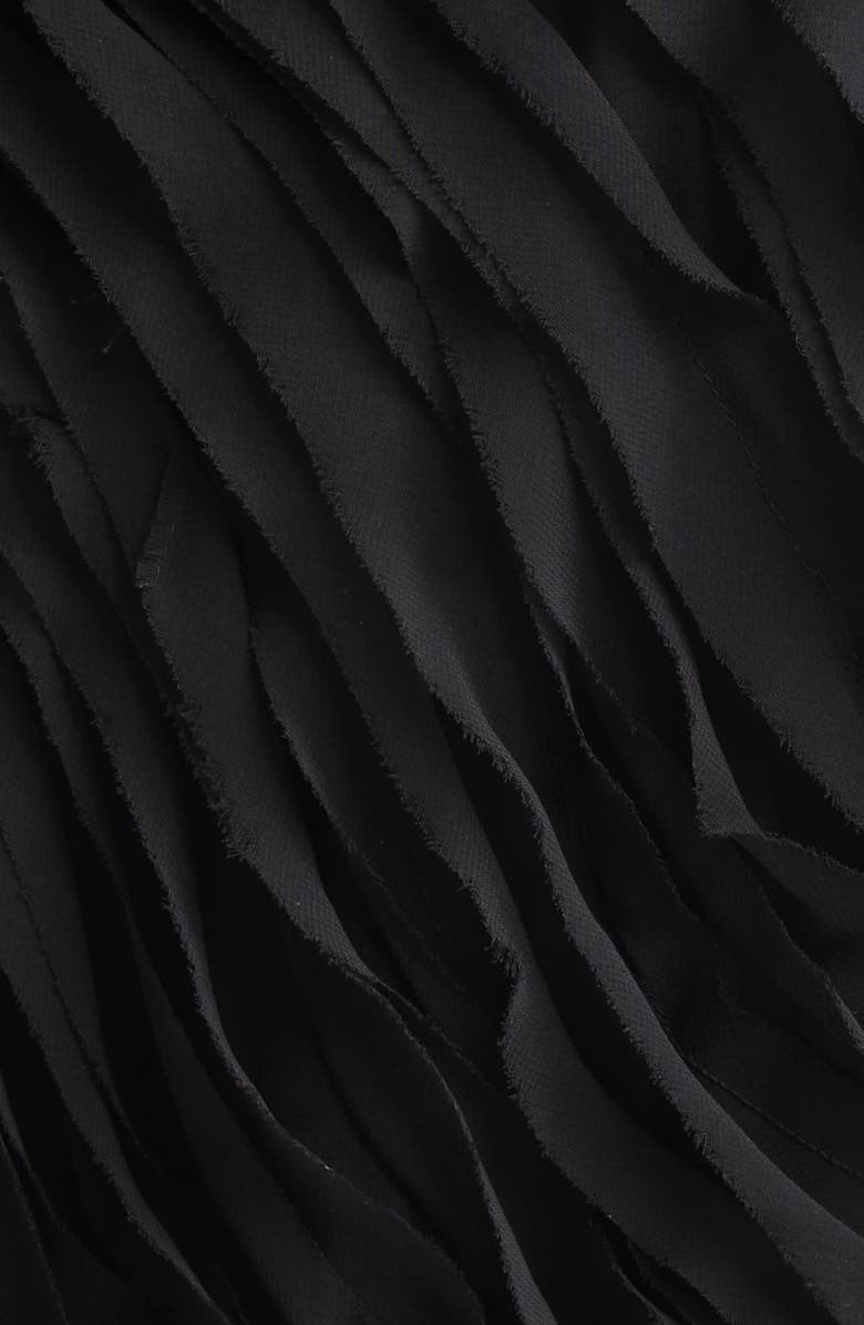 Ulla Johnson Augustina Botanical Midi Dress, Alternate, color, Noir