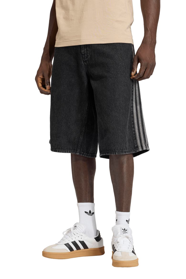 Firebird Denim Shorts, Main, color, TRUE BLACK DENIM
