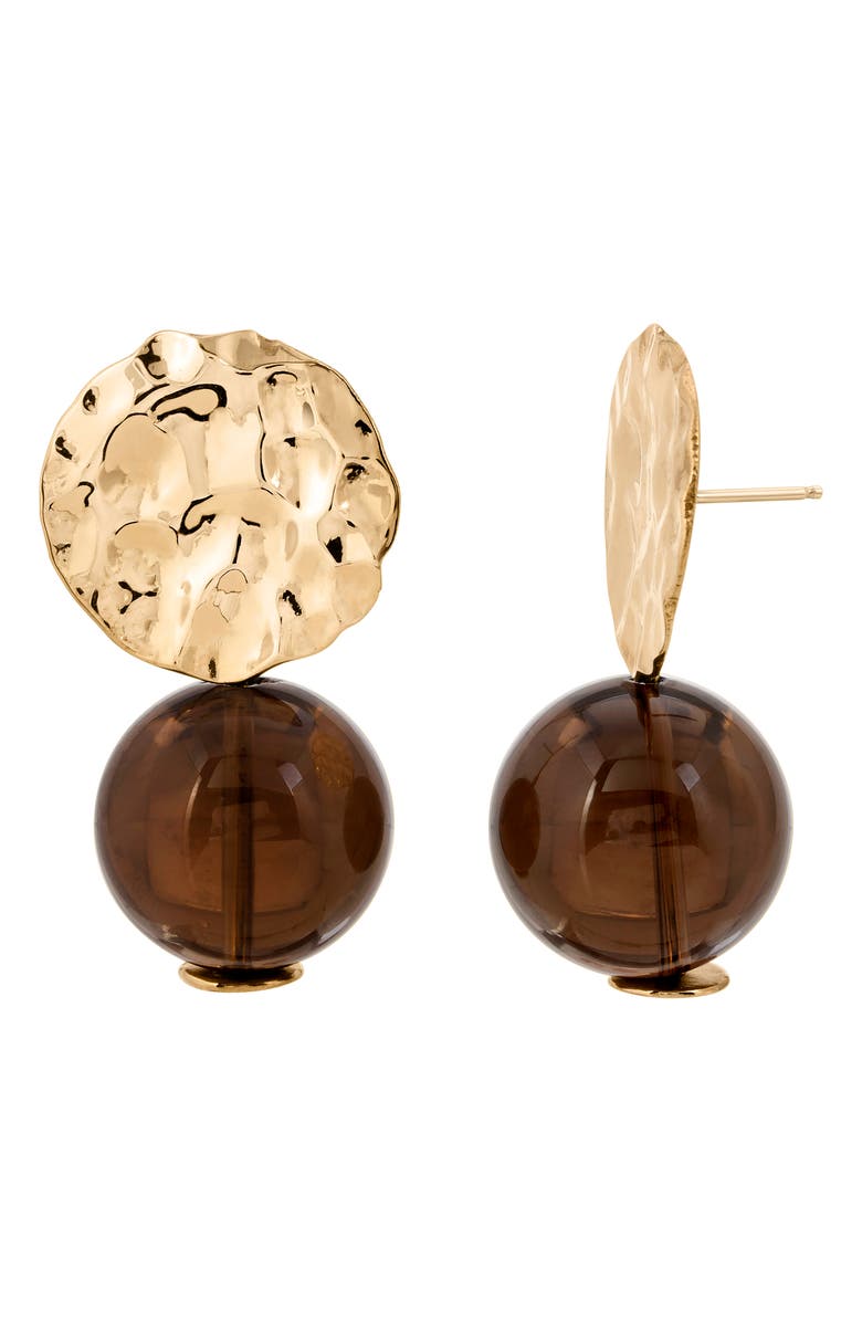 Modern Weaving Textured Globe Earrings, Alternate, color,