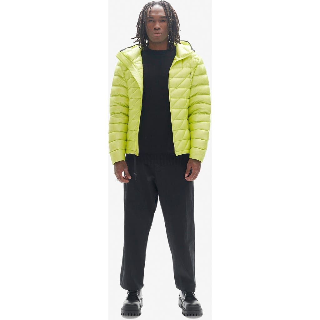 Holden Outerwear Packable Down Jacket In Yellow