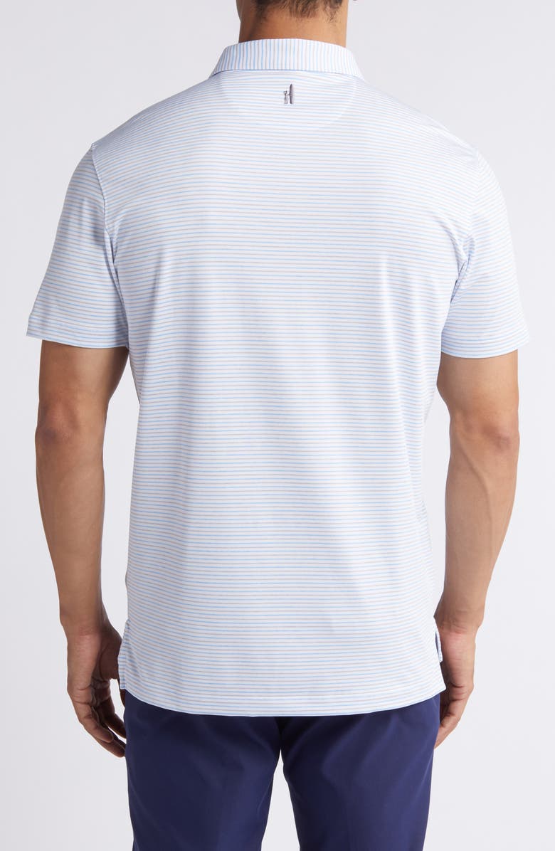 johnnie-O Vik Stripe PREP-FORMANCE Polo, Alternate, color, Seal