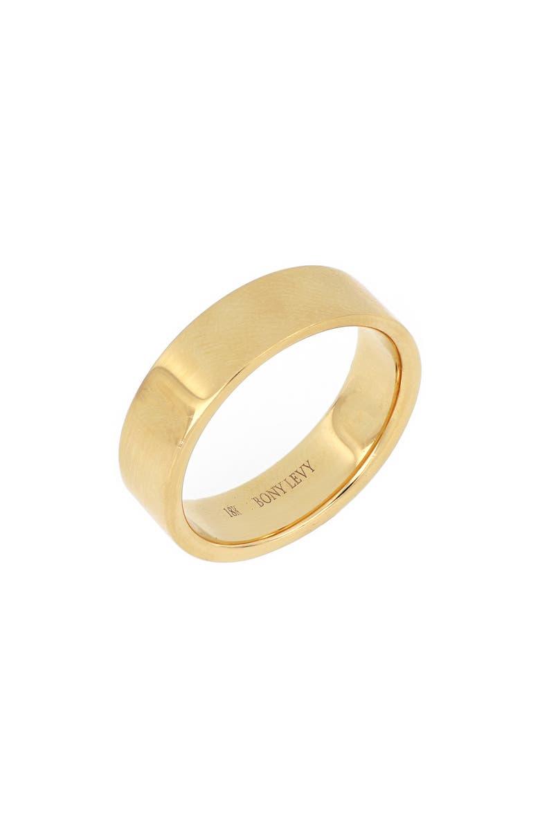 Bony Levy Men's 6mm Pipe Cut Polished Band, Main, color, 
