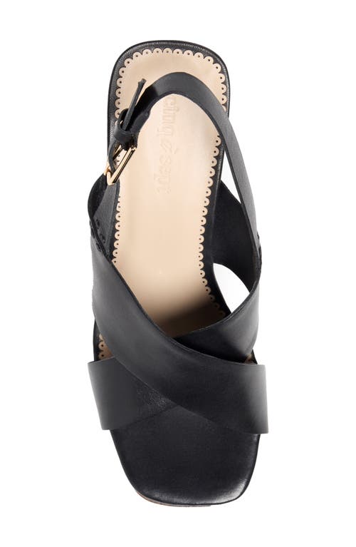Cinq À Sept Vinny Platform Wedge Sandal In Black