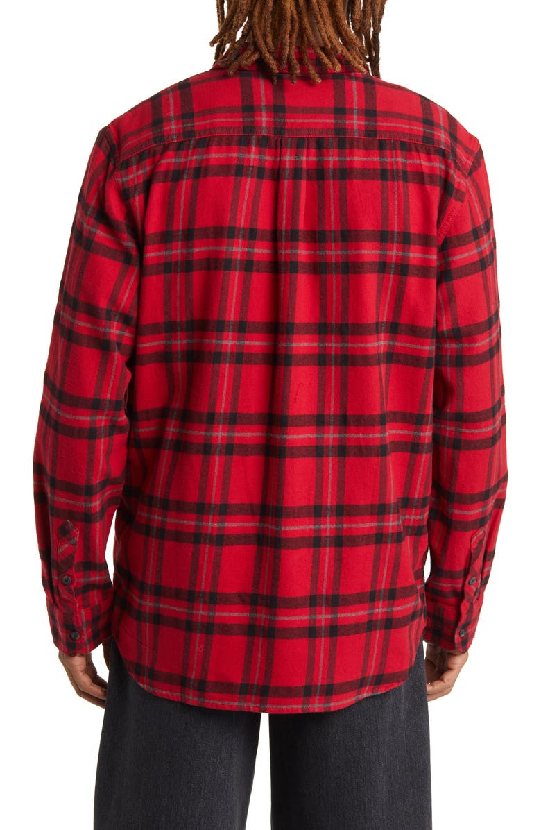 Vans Westminster Plaid Flannel Button-Up Shirt, Alternate, color, 