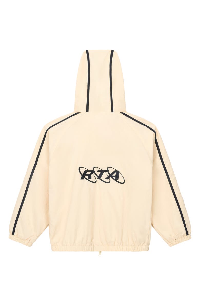 RtA Kids' Luca Hooded Windbreaker Jacket, Alternate, color, Raw Sand