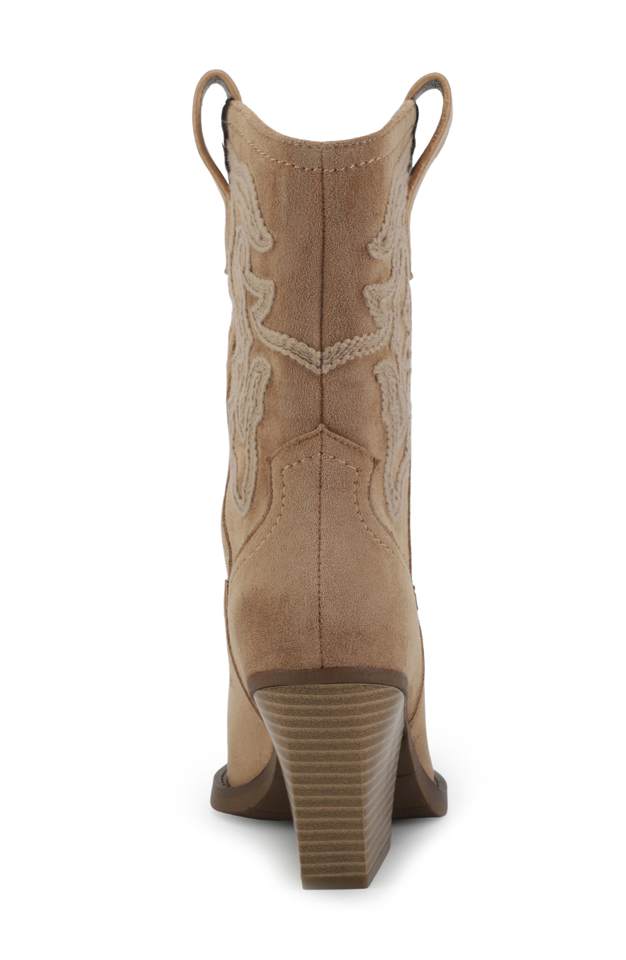 Yellow Stone Western Bootie, Alternate, color, TAUPE
