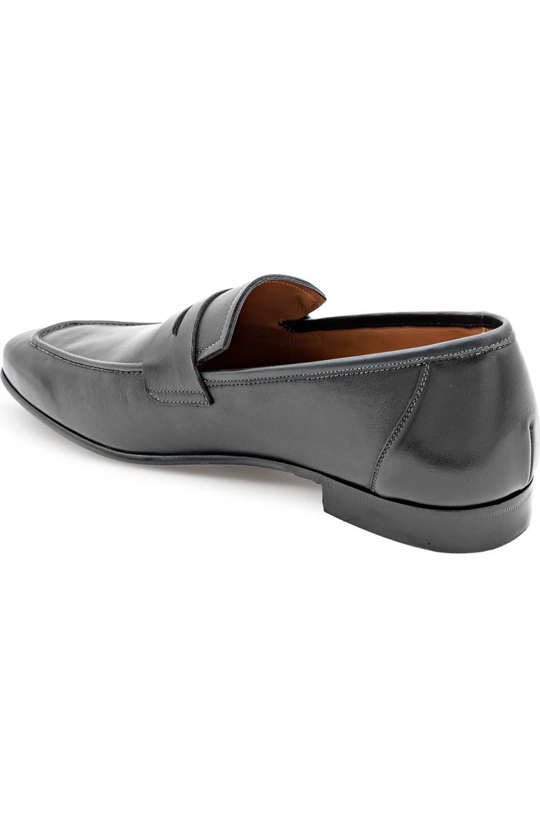 Mezlan Patina Penny Loafer, Alternate, color, Black