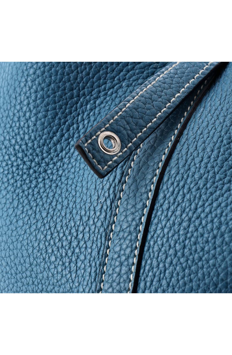 Pre-Owned Hermes Picotin Bag Clemence PM, Alternate, color, Bleu Jean