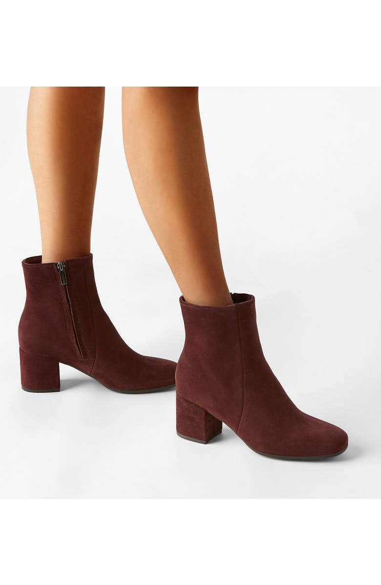La Canadienne Joanie City Dry<sup>™</sup> Waterproof Bootie, Alternate, color, Wine Suede