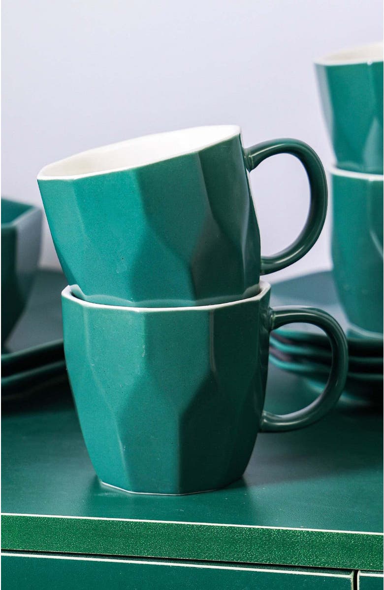 Stone Lain Jamie Porcelain 16-Piece Dinnerware Set, Alternate, color,