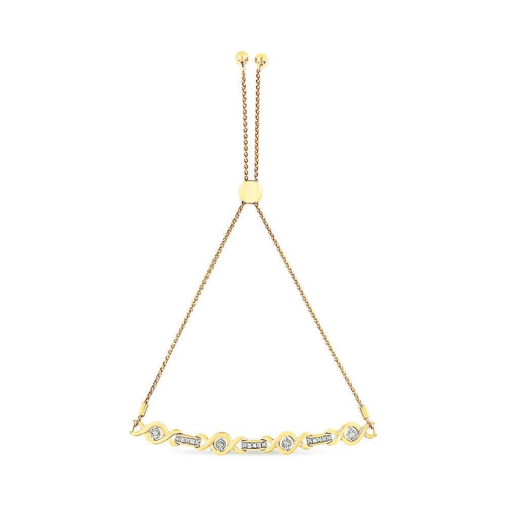 Yellow Gold over Silver