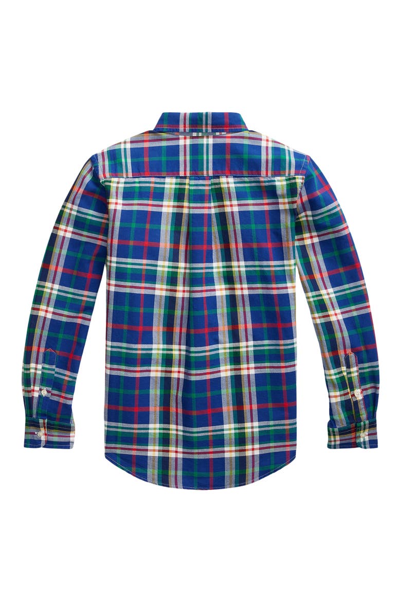 Kids' Classic Oxford Button-Up Shirt, Alternate, color, MULTI