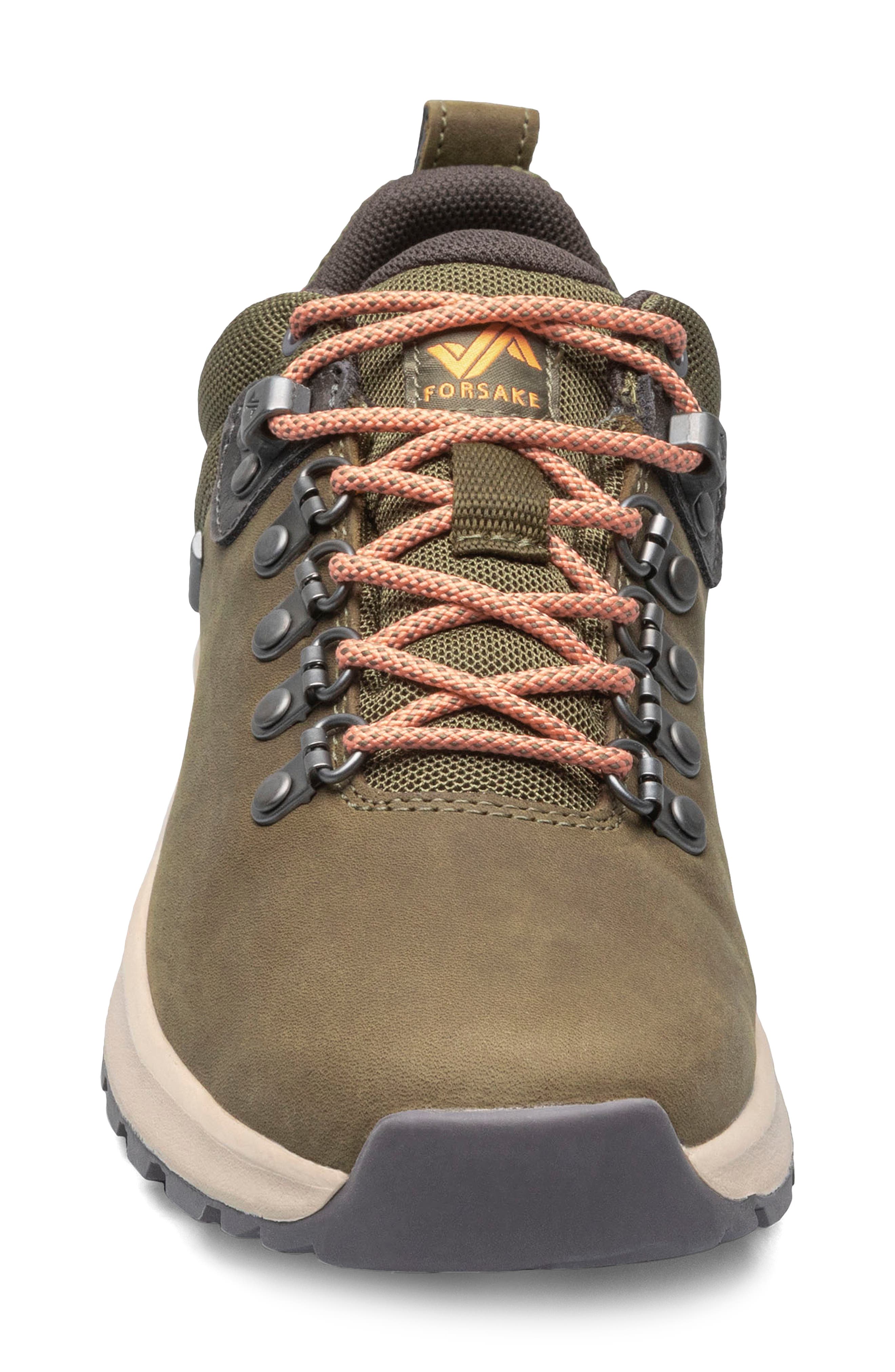 Forsake Thatcher Low Waterproof Hiking Sneaker, Alternate, color, Olive