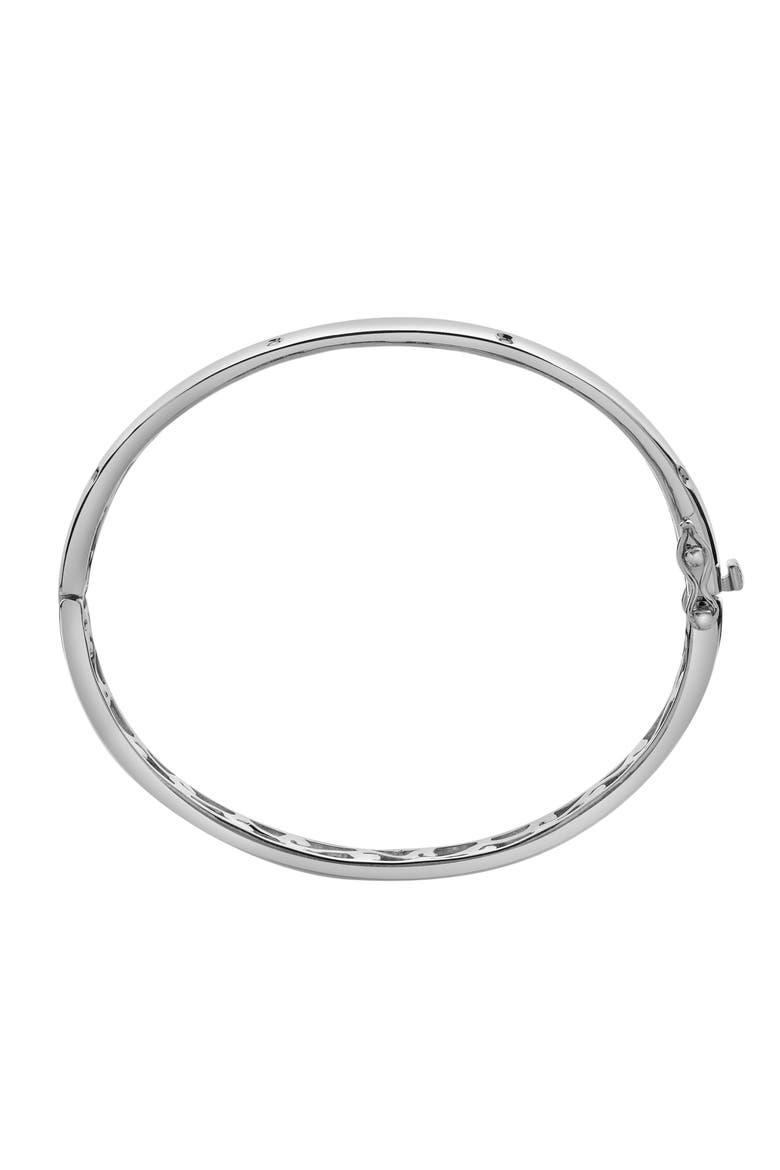 Starlit Grace 0.07 Ct Diamond Bangle in 925 Sterling Silver, Alternate, color, Sterling Silver