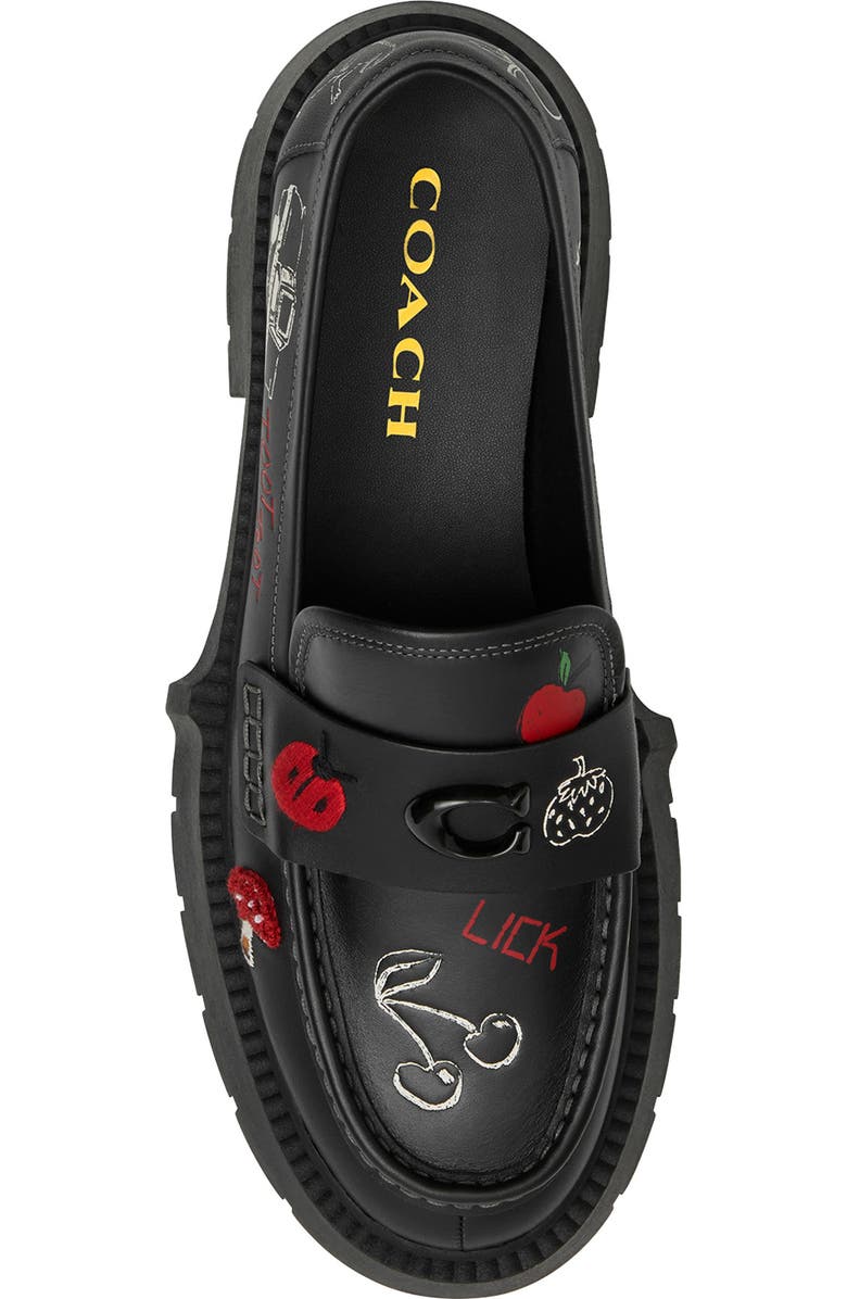 COACH Leah Platform Loafer, Alternate, color,