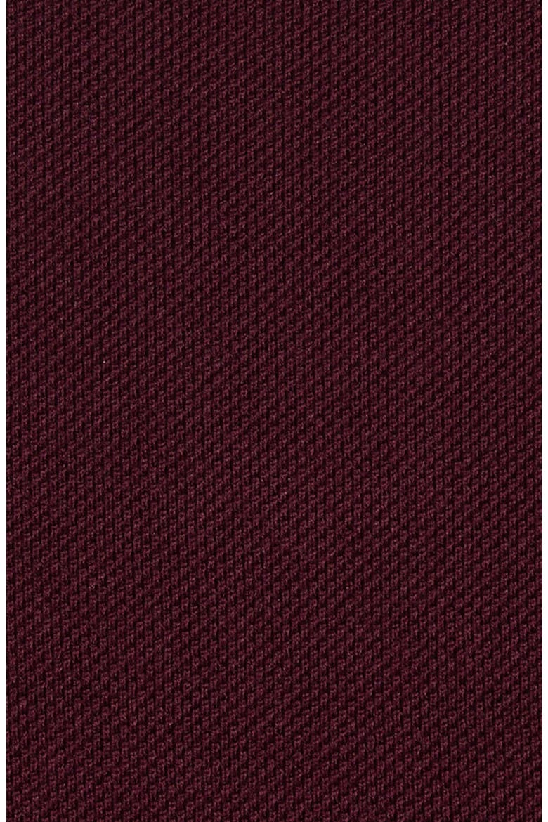 Logo Jacquard Collar Polo, Alternate, color, BORDEAUX