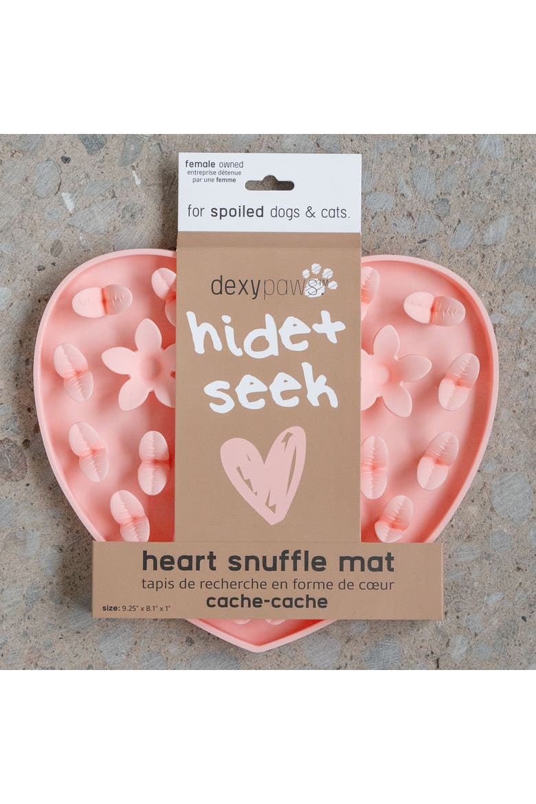 Enrichment Snuffle Mat Textured Dog Feeding Pad, Alternate, color, Pink