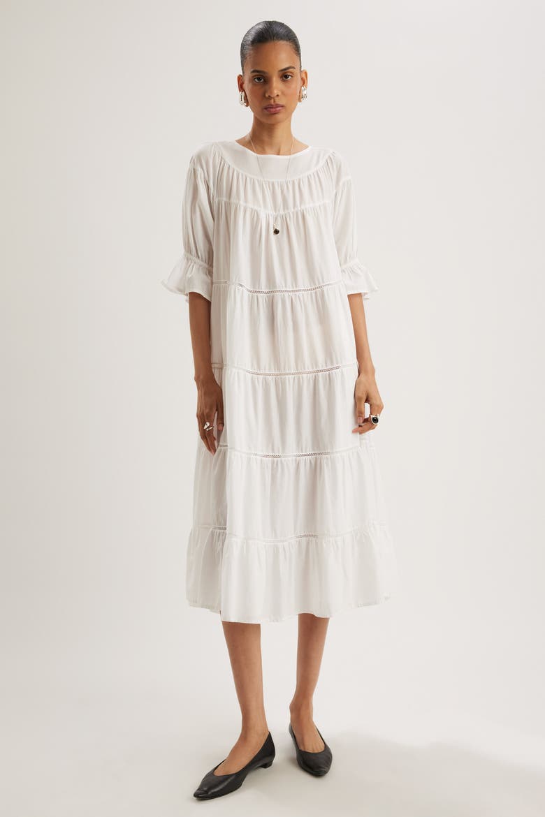 Paradis Dress, Main, color, White