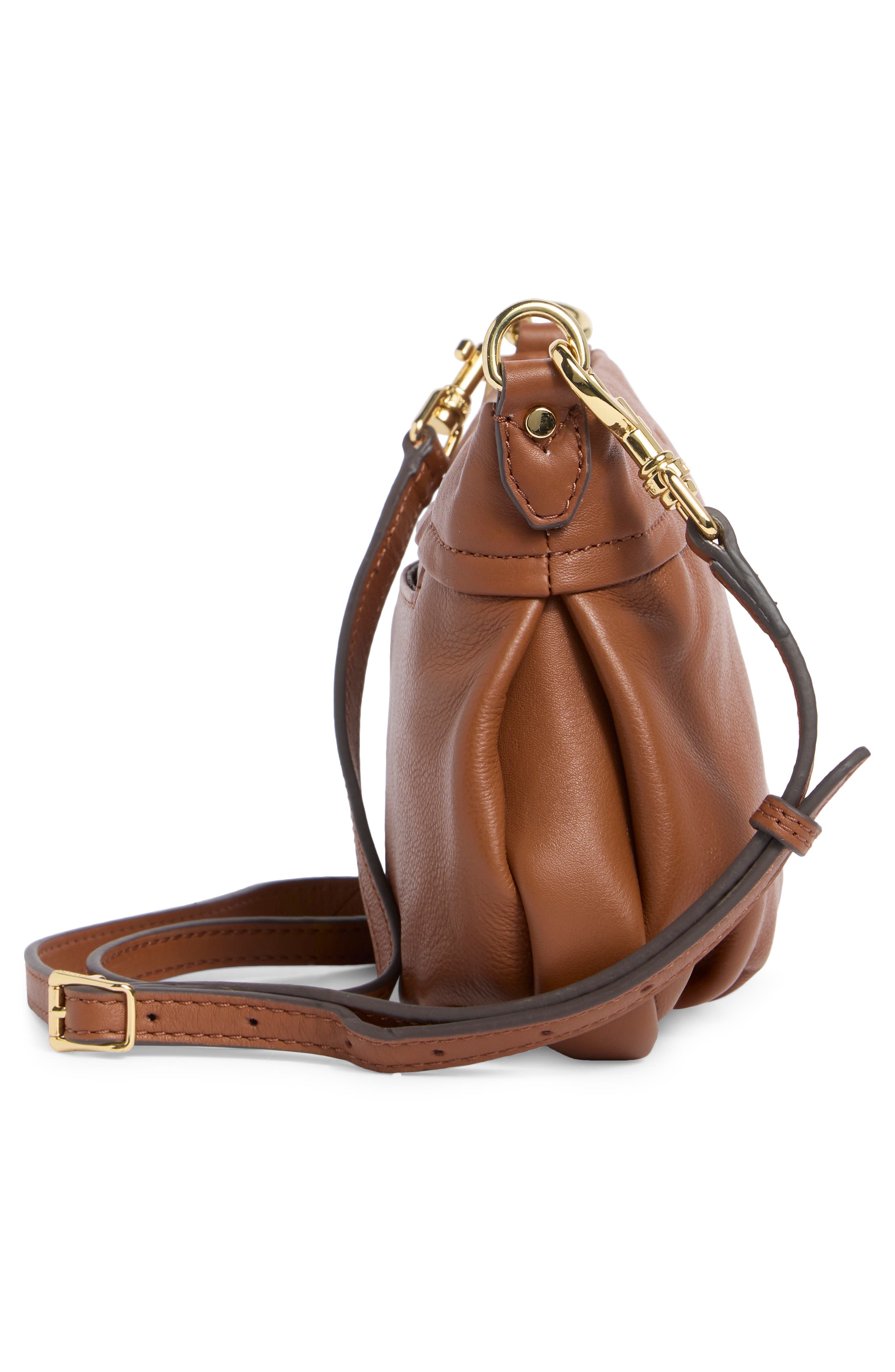 AIMEE Low Key Luxe Crossbody Bag, Alternate, color, Chestnut