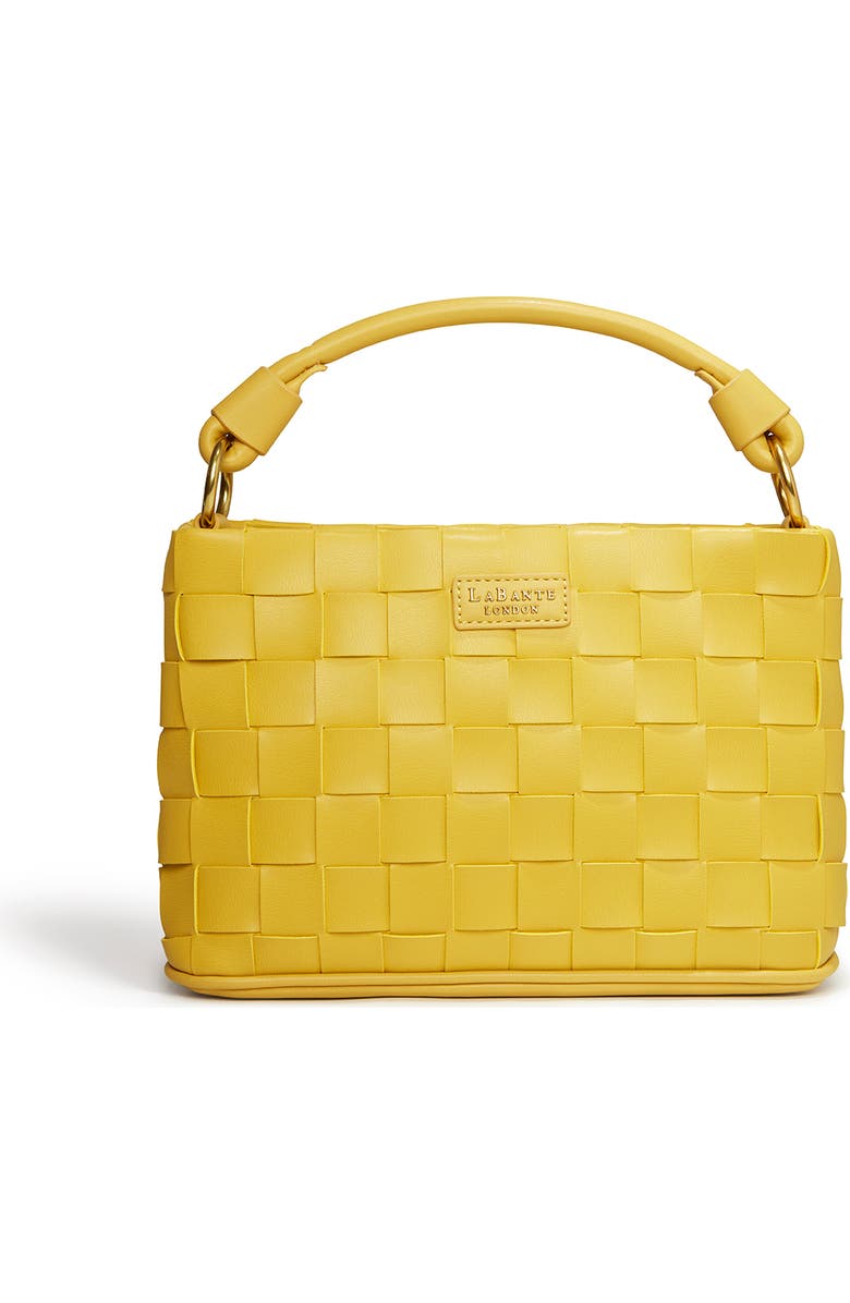 LaBante London Bella Vegan Mini Crossbody Bag, Main, color, Mustard