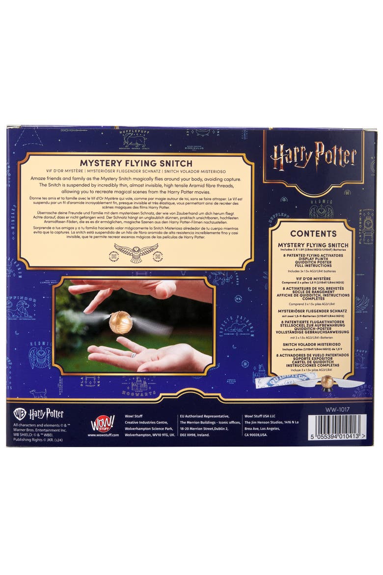 Mystery Flying Golden Snitch, Quidditch Ball Replica, Trick Toy, Alternate, color, Multicolored