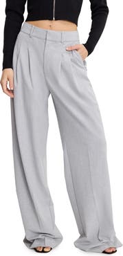 Good American Essential Wide Leg Suiting Pants