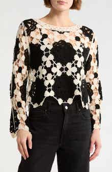 Forgotten Grace Crochet Lace Top