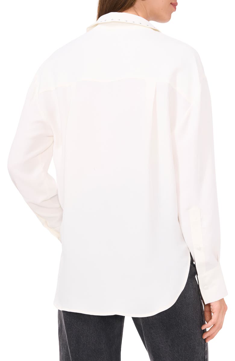 Vince Camuto Stud Trim Button-Up Shirt, Alternate, color, 