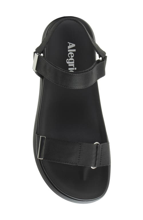 Alegria By Pg Lite Allyson Platform Sandal In Black
