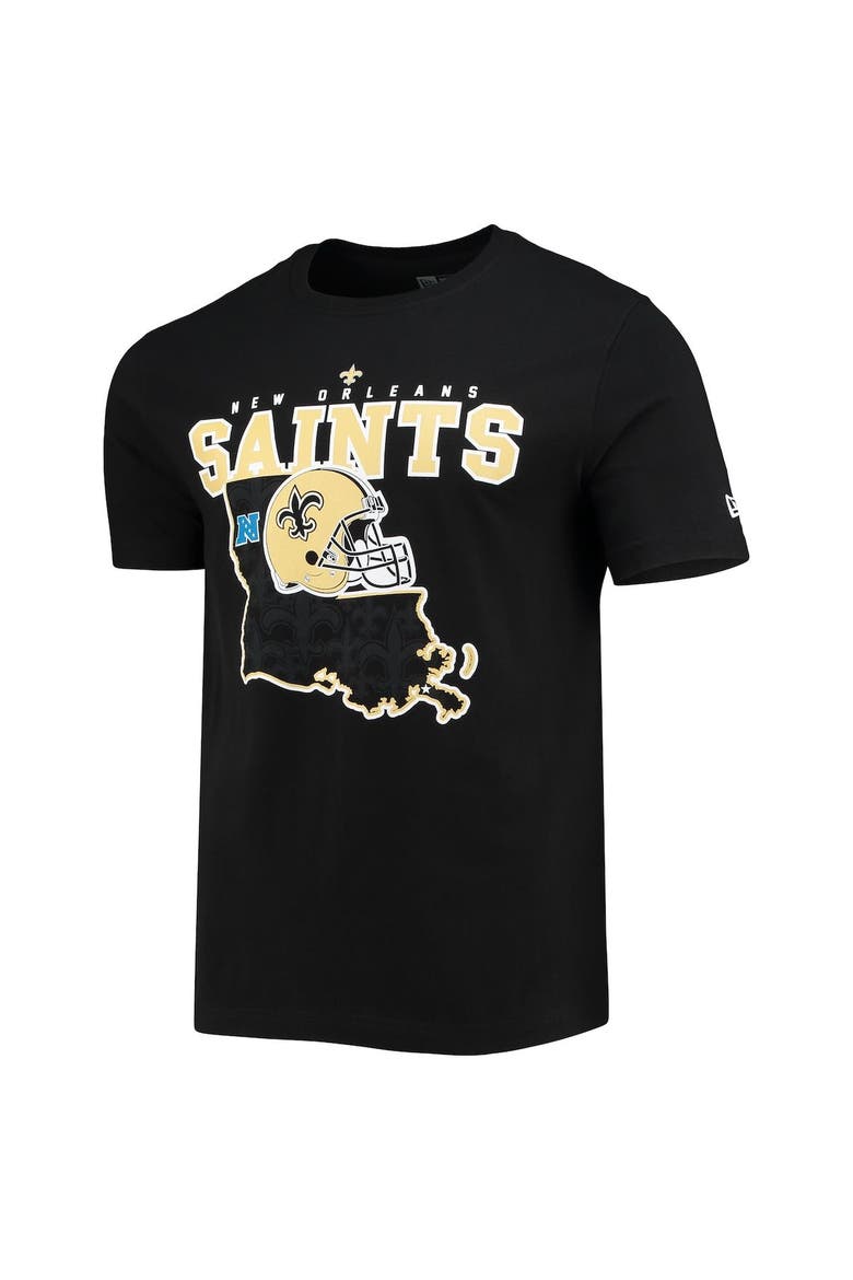 Men's New Era Black New Orleans Saints Local Pack T-Shirt, Alternate, color, Black