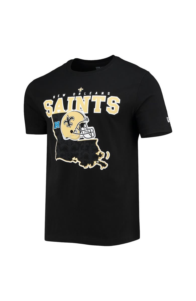 New Era Men's New Era Black New Orleans Saints Local Pack T-Shirt, Alternate, color, Black