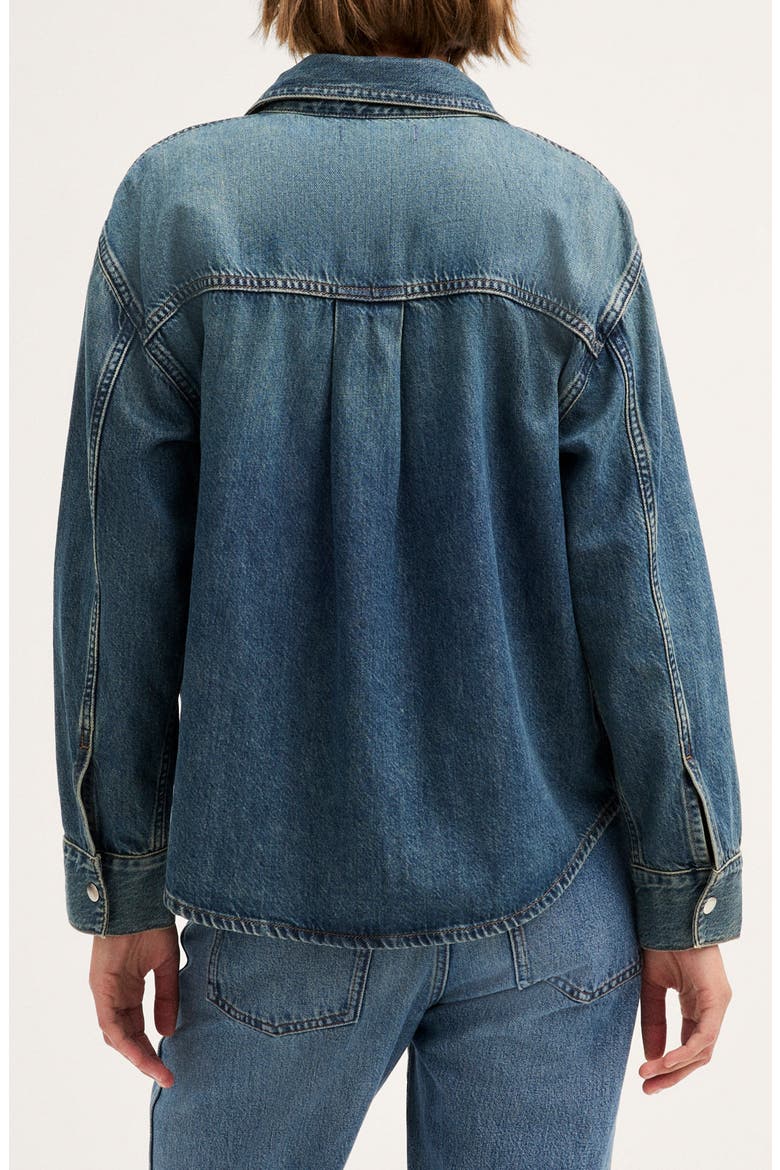 Boxy Shirt Jacket, Alternate, color, MIZUMA WASH