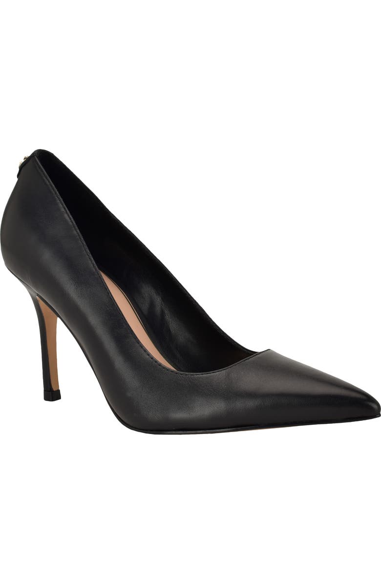 GUESS Prindy Croc Embossed Pump, Main, color, Black