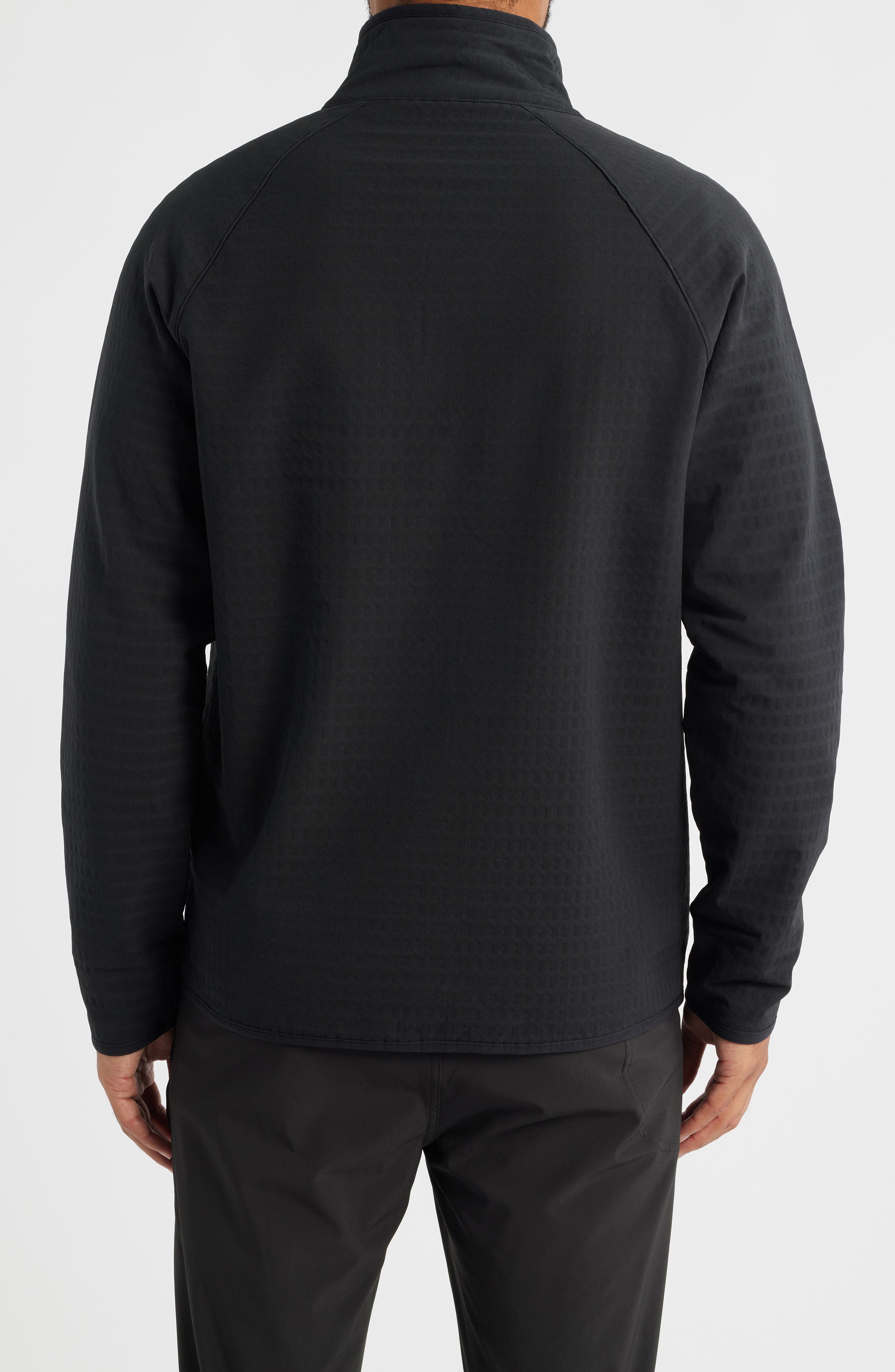 Bonded Grid Fleece Zip Jacket - image 2