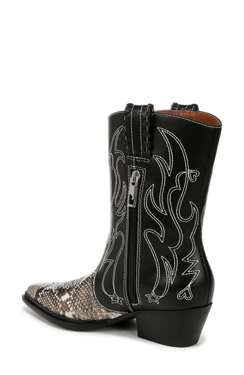 Franco Sarto Bianca Pointed Toe Western Boots In Gray