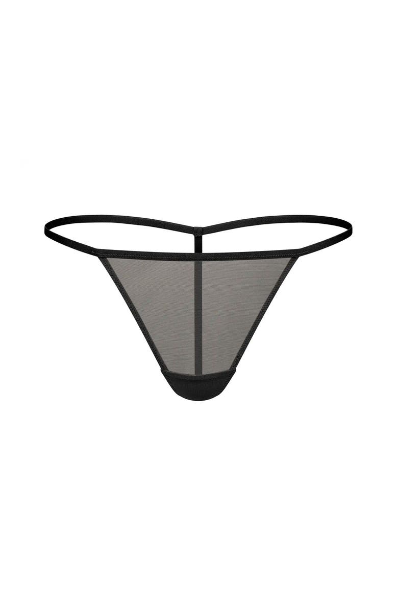 Bryce G-String Panties, Alternate, color, Black