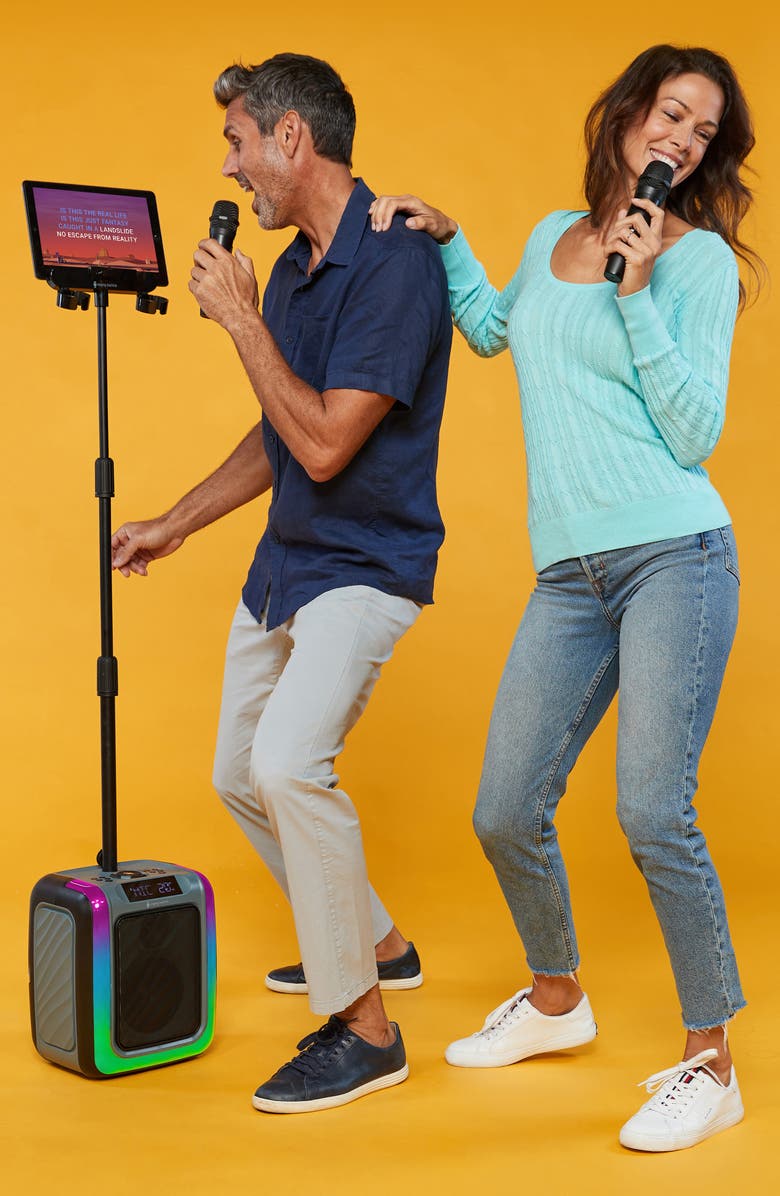 Singing Machine Cube Cast Karaoke Machine, Alternate, color,