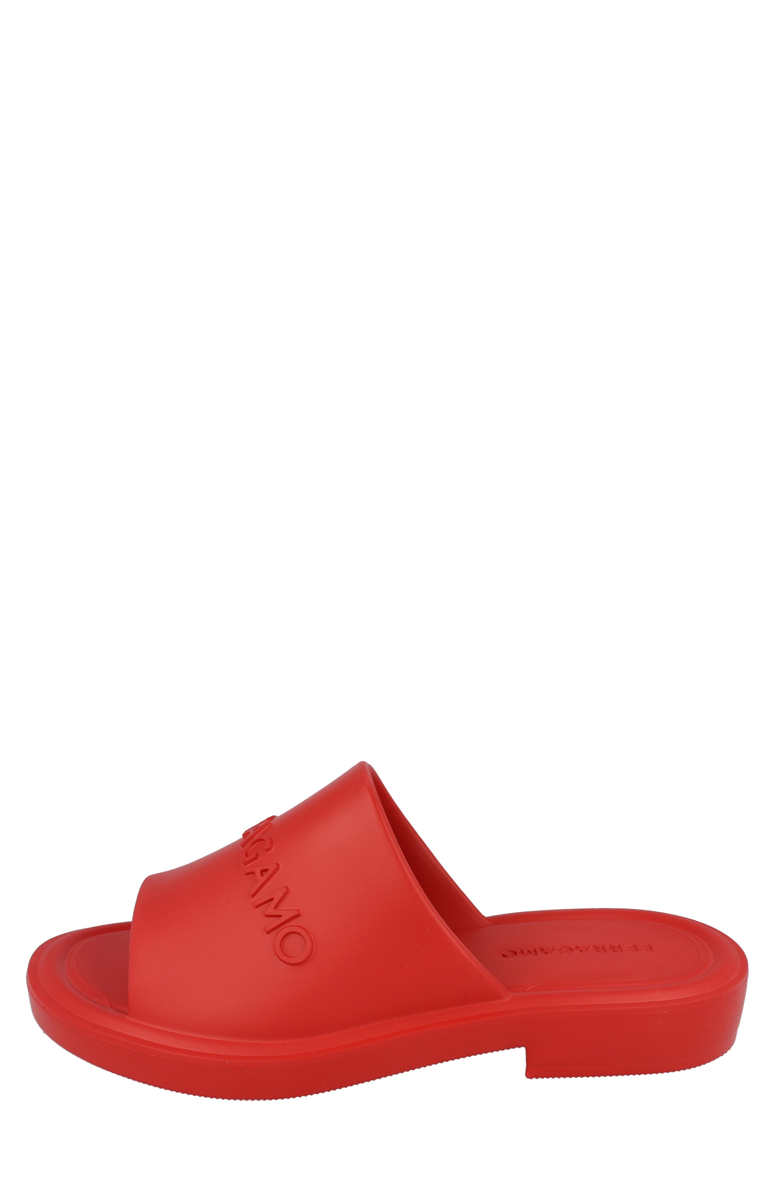Slide Sandal, Alternate, color, RED