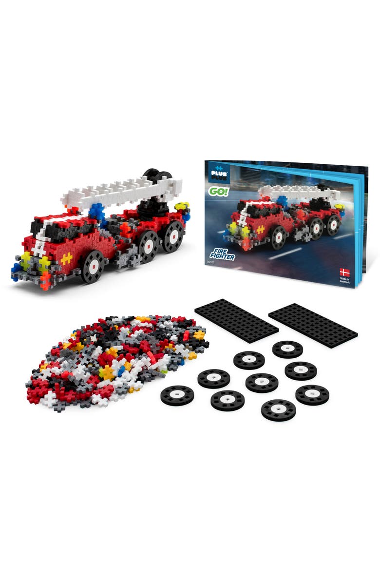 Plus-Plus USA USA Go! Firefighter & Rescue Playset, Alternate, color, 