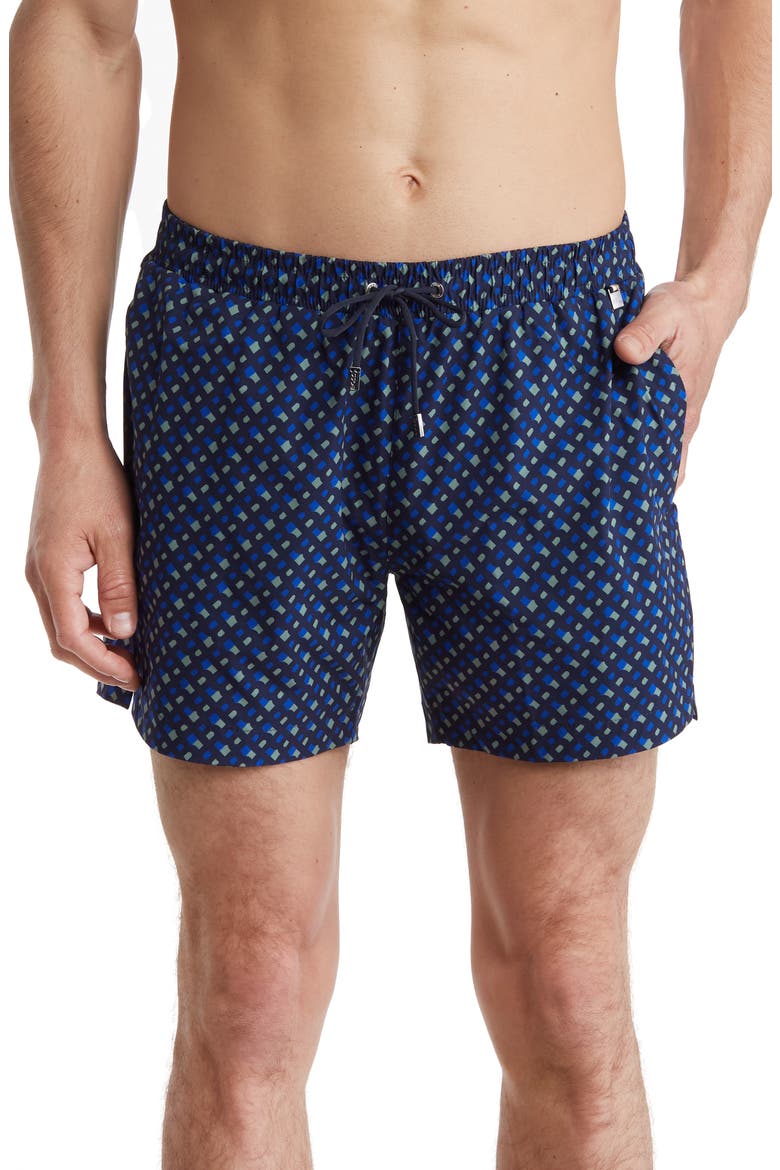 Manu Swim Trunks, Main, color, DK BU
